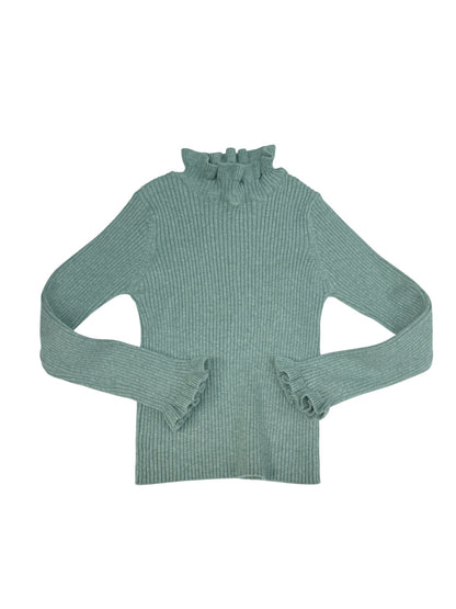 Next Mint Green Ruffle Knit Sweater 3yrs