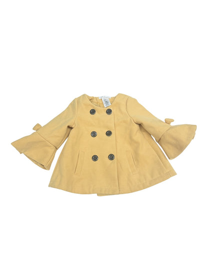 Max Studio Yellow Peacoat Girls 4T