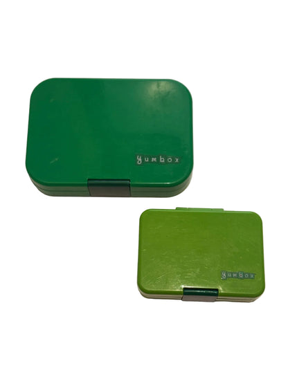 Yumbox Original & Snack Green Bento Box Set