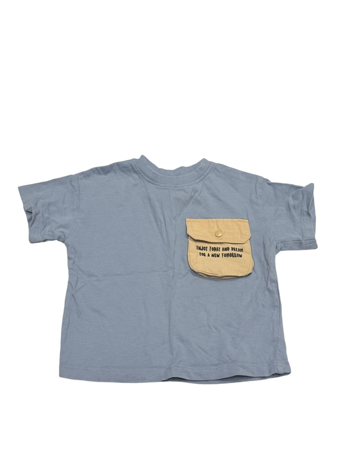 Zara Blue Pocket T-Shirt 9-12m