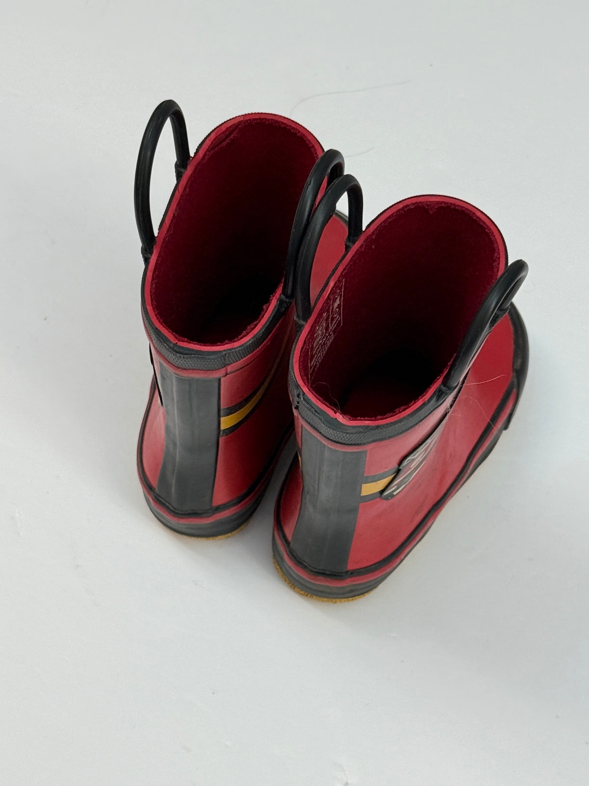 Joe Fresh Fire Truck Rain Boots Size 6