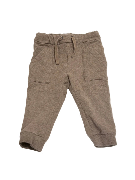 Wheat Organic Cotton Tan Jogger Pants 12M