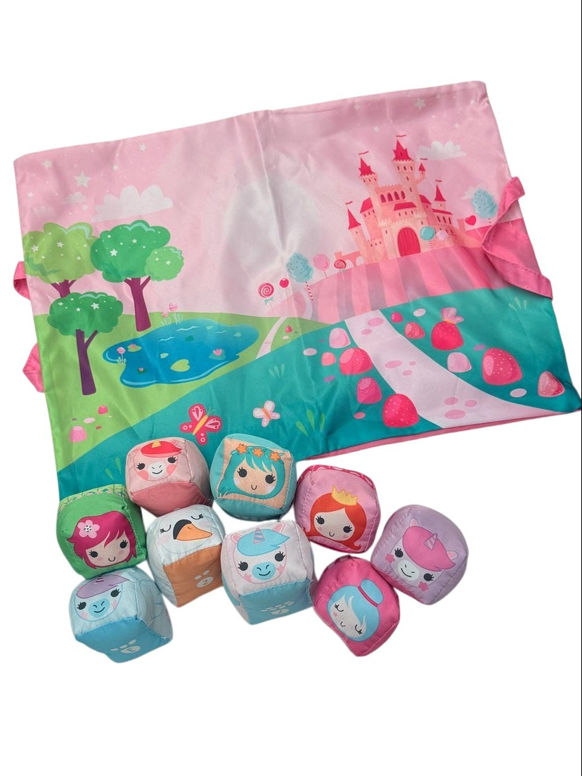 Soft Fabric Numbered Bowling Set with Carry Bag