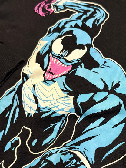 Sweat à capuche graphique noir Marvel Venom Taille M 6/7 ans