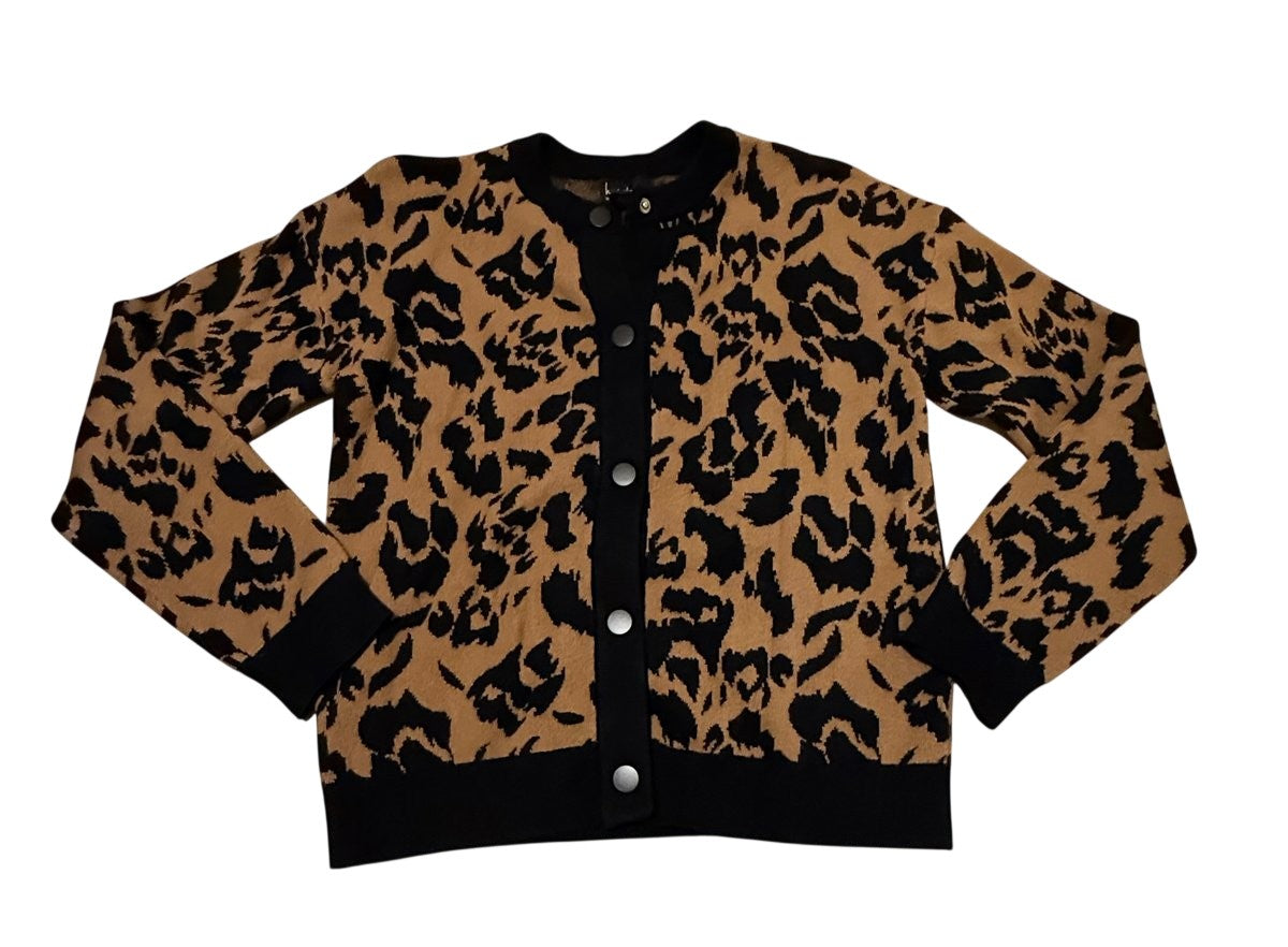 Nicole Miller New York Leopard Print Cardigan 12-14Y