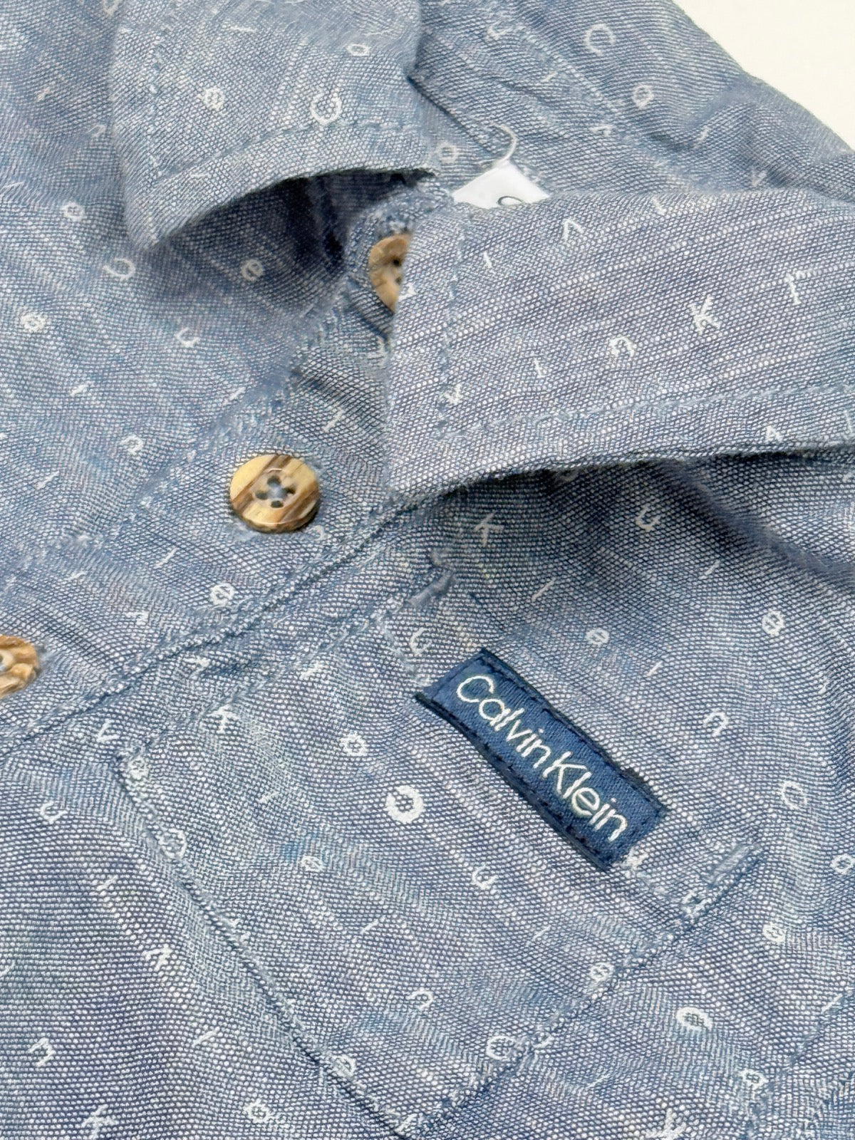 Calvin Klein Logo Romper 12M