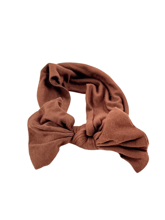 pip + phee Brown Bow Headband 0-6M