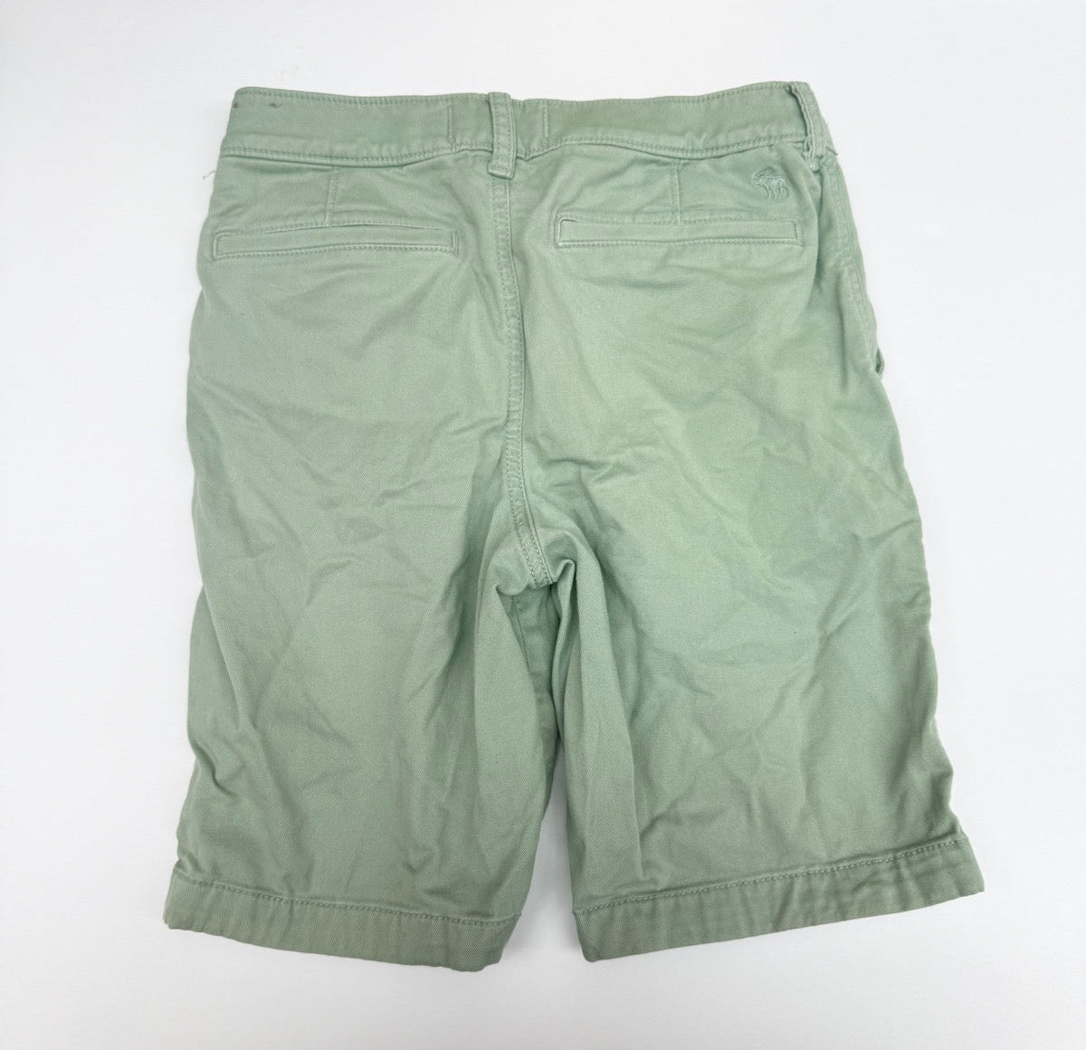 Abercrombie Kids Olive Green Chino Shorts 13/14