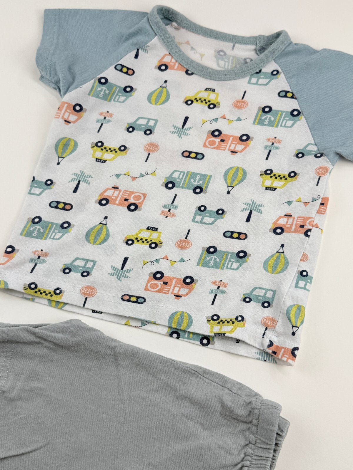 Vehicle Print Pajama Set Size 2T
