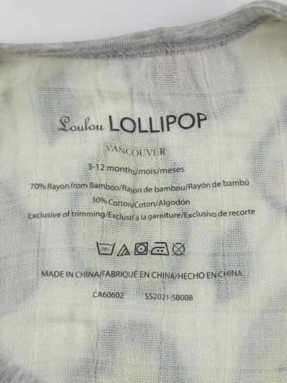 Loulou Lollipop Avocado Muslin Sleep Sack 3-12M