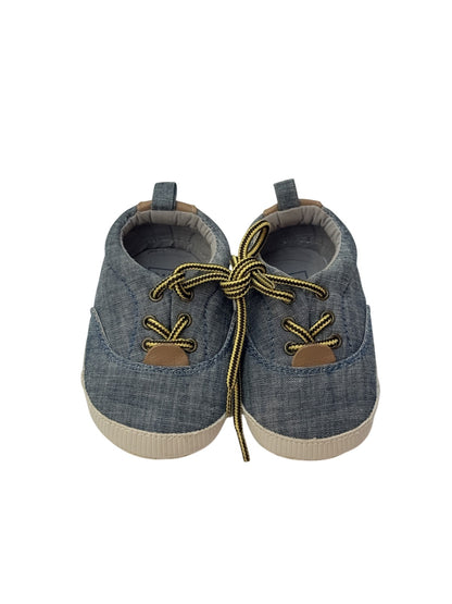 Baby Gap Chambray Sneaker Crib Shoe 6-12m