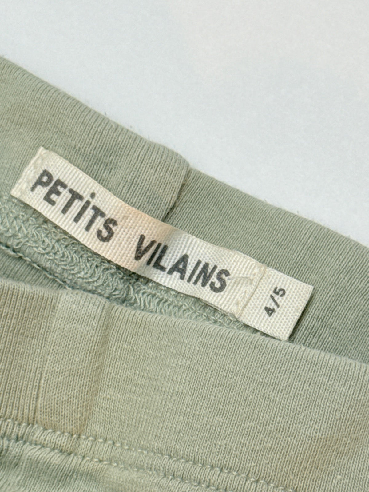 Petits Vilains Sage Green Biker Shorts 4/5