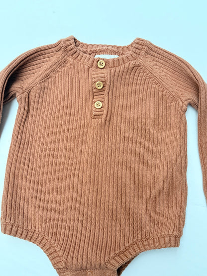 Little Planet Organic Cotton Knit Romper 6M