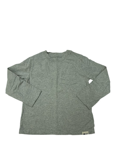 Gap Gray Long Sleeve Pocket Tee 3T