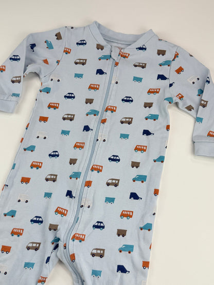 George Baby Vehicle Print Sleeper 12-18M