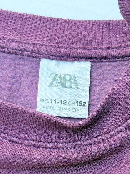 Zara Purple Sweatsuit Set Size 11-12