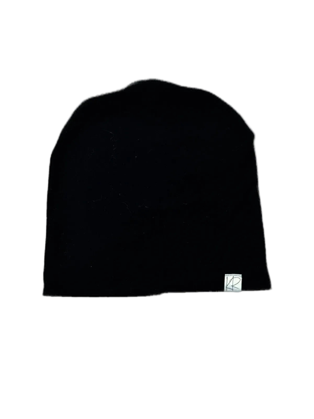 KR Black Slouch Beanie One Size 2-4y