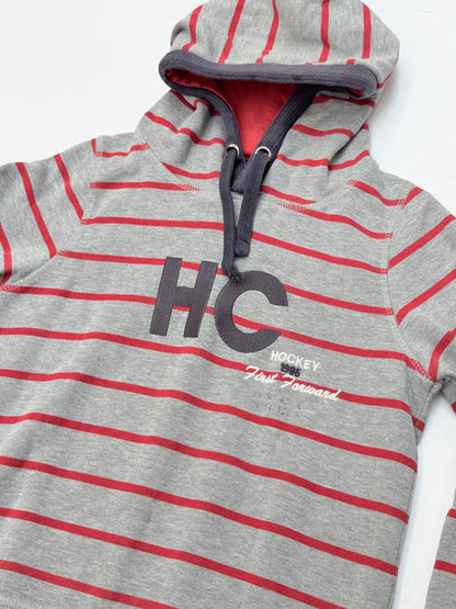 Buissonniere Hockey Striped Hoodie Size 10