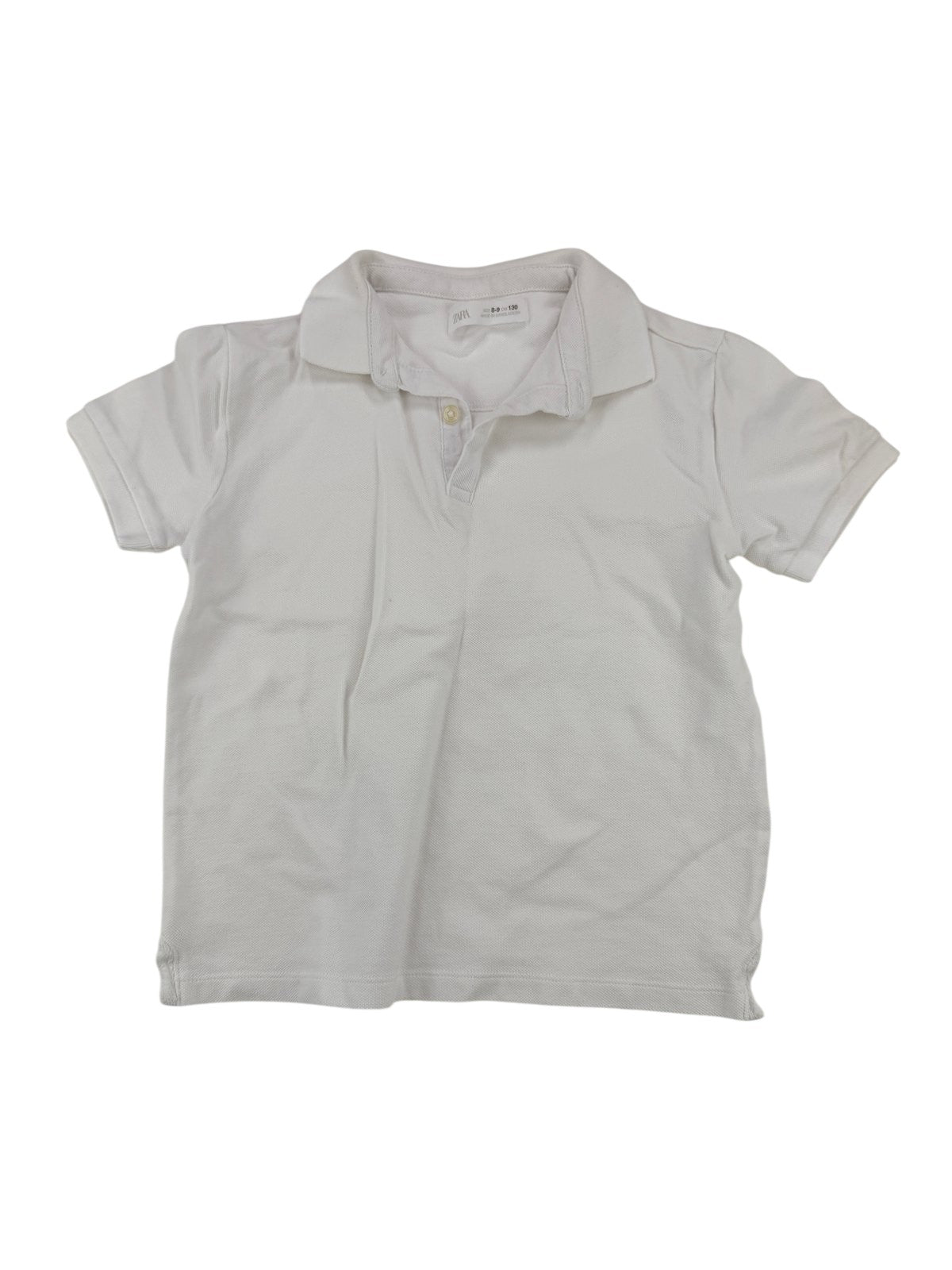 Zara White Polo Size 8-9