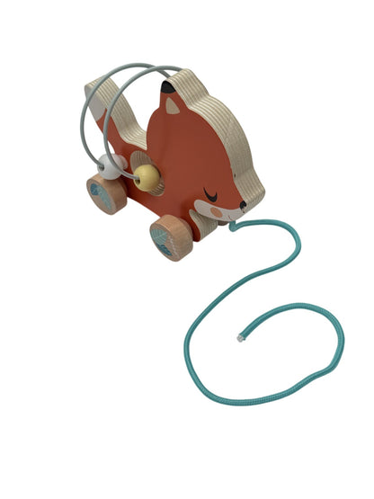 Janod Wooden Fox Pull-Along Toy
