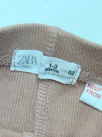 Zara Mini Ribbed Leggings 1-3M