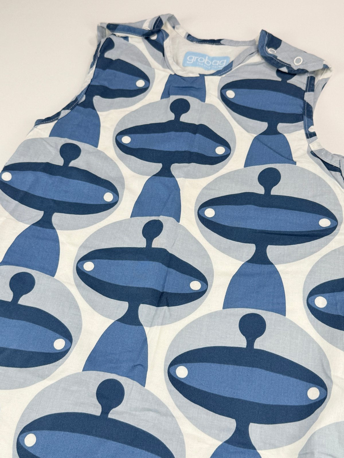 Grobag Blue Retro Print Sleep Sack