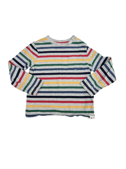 Gap Multicolor Stripe Long Sleeve Tee 5Y