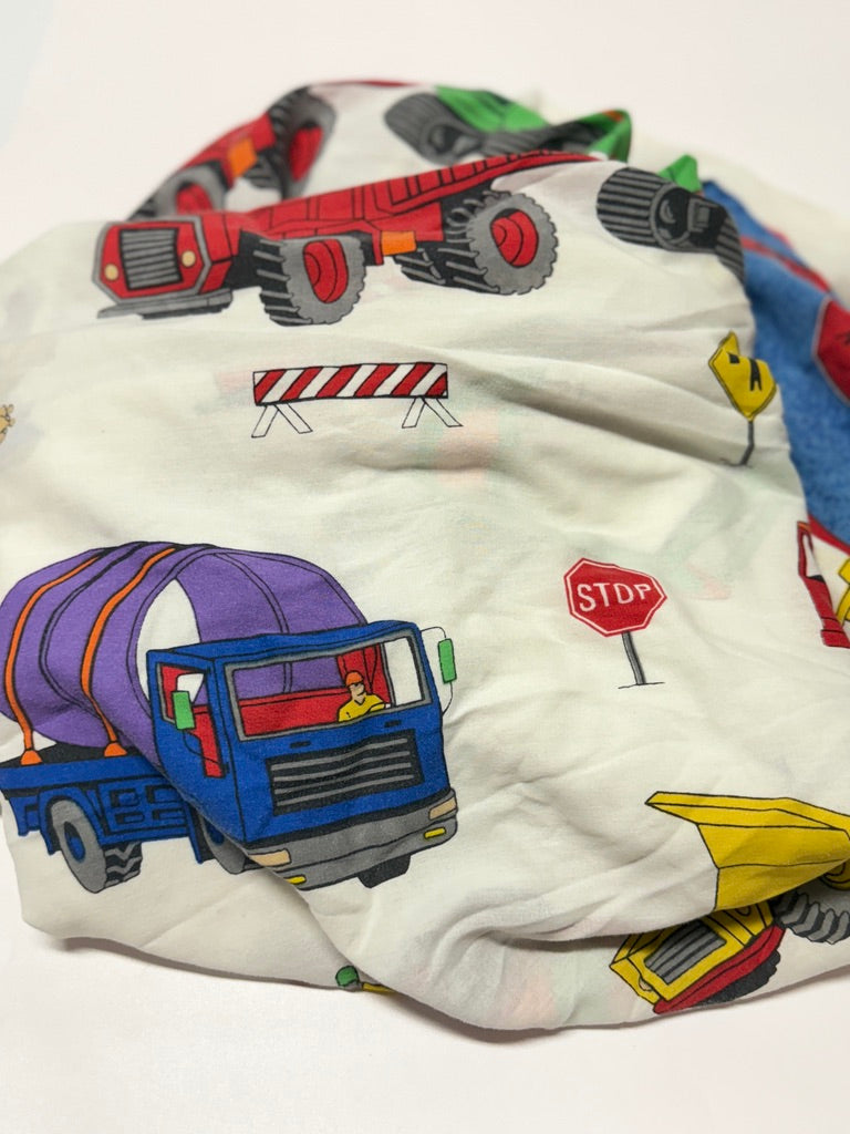 Vintage Construction Twin Sheet