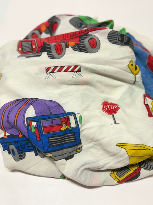 Vintage Construction Twin Sheet