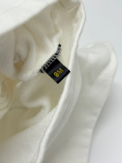 Veste zippée pour bébé | Inspirée des créateurs | Crème avec liseré marron | Taille 3-9M
