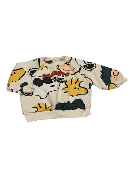 Zara Peanuts Snoopy Sweatshirt 9-12M