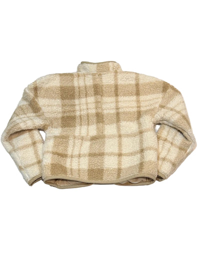 The North Face Plaid Sherpa Fleece Jacket 5Y
