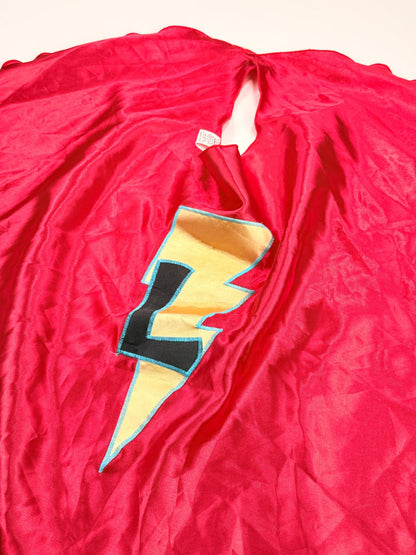 Superfly Kids Red Superhero Cape with Lightning Bolt