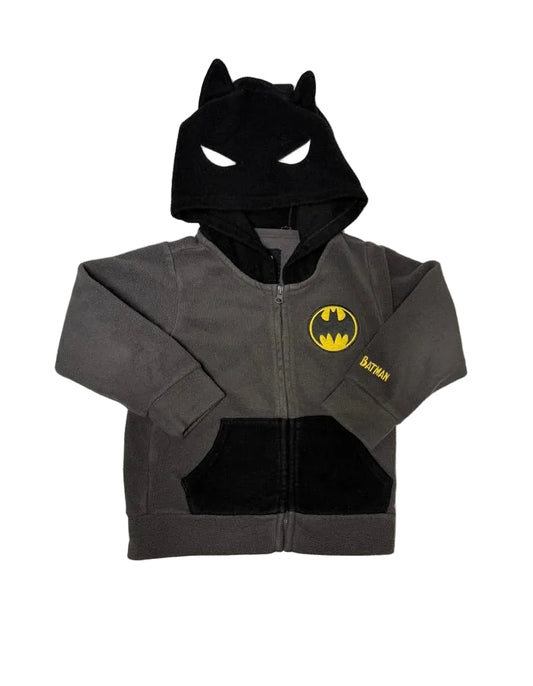 Batman Zip-Up Hoodie with Ears – Size 110 = 4-5T