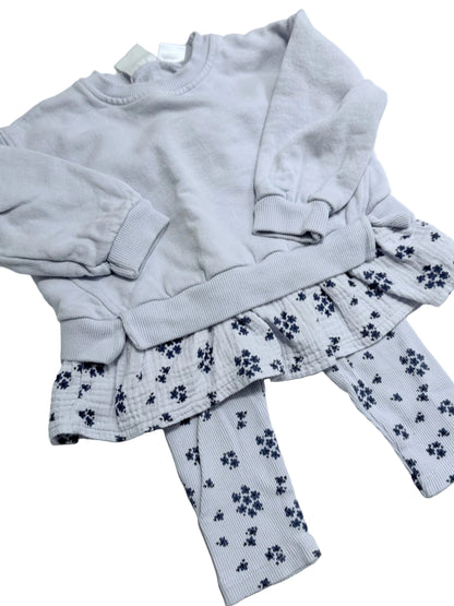 Zara 2pc set 9-12m