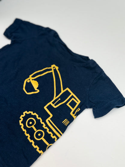 Carter's Excavator Navy T-Shirt 12m