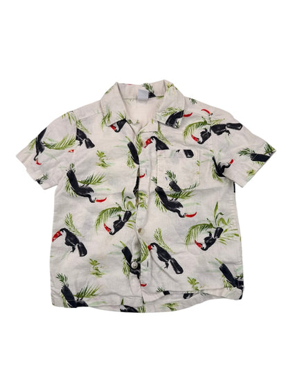 Old Navy Toucan Print Button-Up Shirt 3T