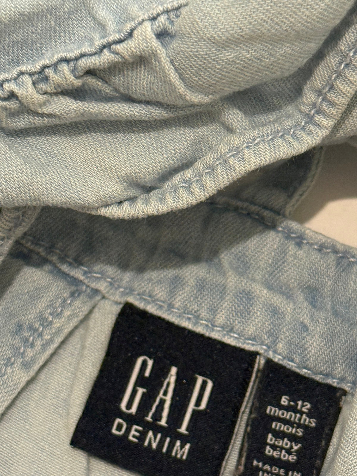 Gap Denim Ruffle Shirt  6-12M
