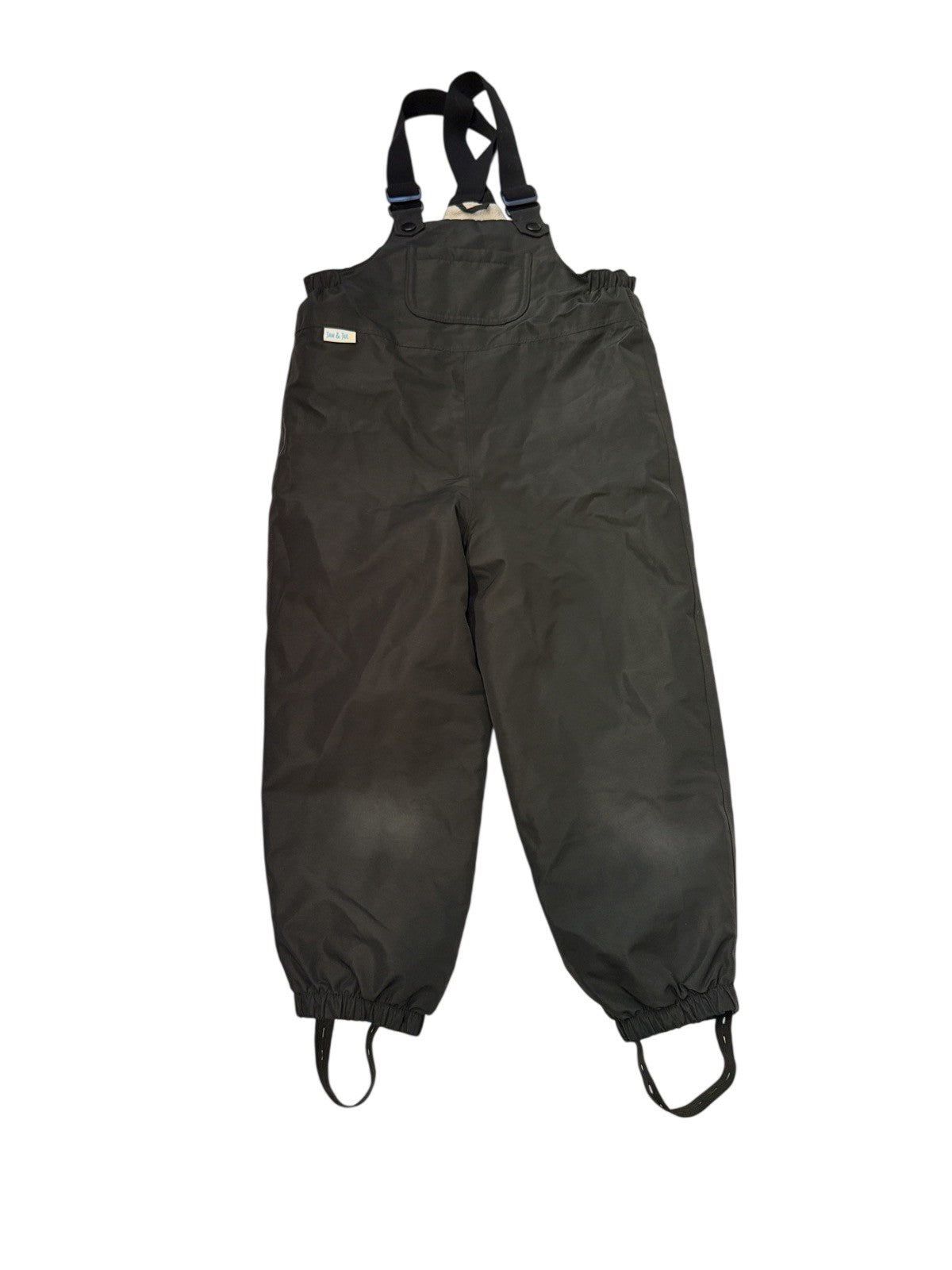 Jan & Jul Cozy-Dry Fleece Rain Bib Pants 4T