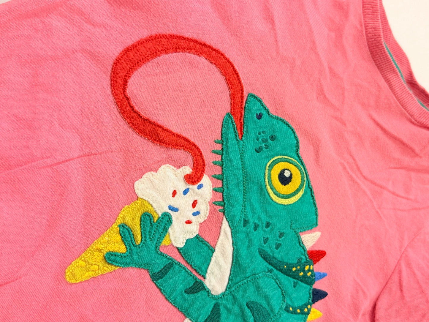 Mini Boden Chameleon Ice Cream Shirt Size 3-4Y