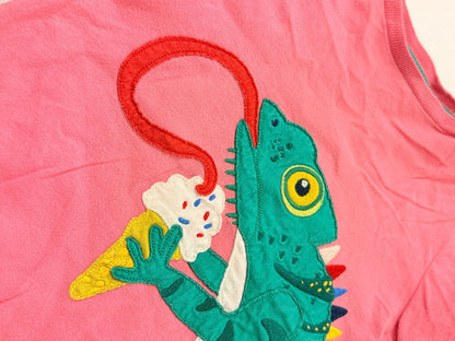 Mini Boden Chameleon Ice Cream Shirt Size 3-4Y