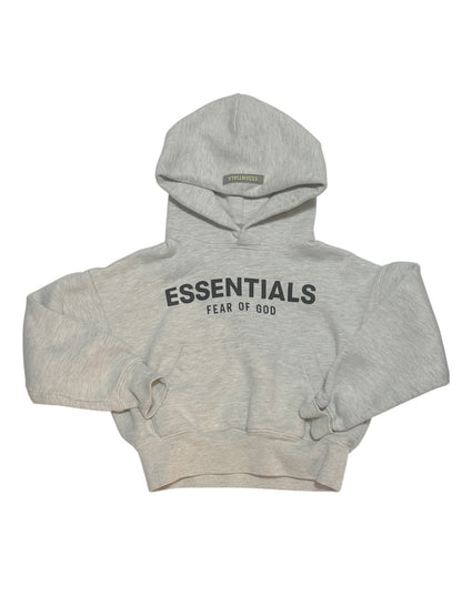 Fear of God Essentials Oatmeal Hoodie XS 4/5
