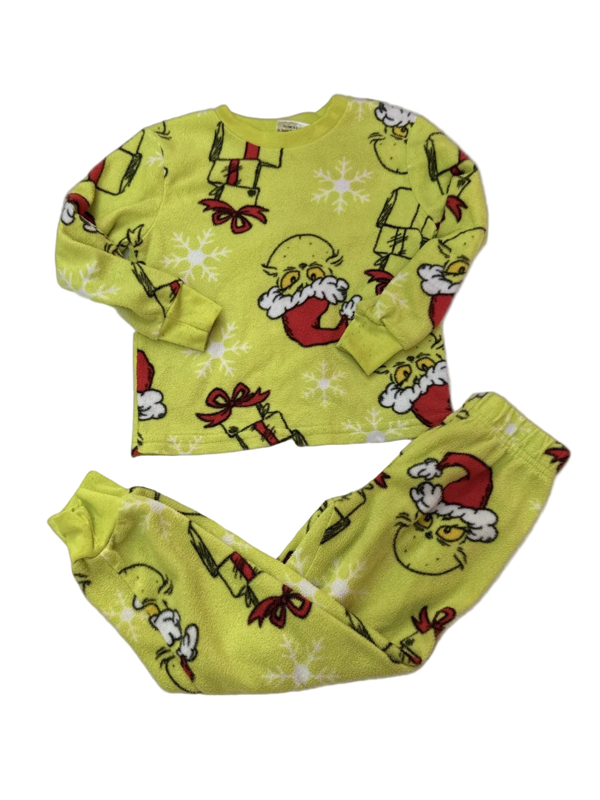 The Grinch Dr. Seuss Fleece Pajama Set 4-5