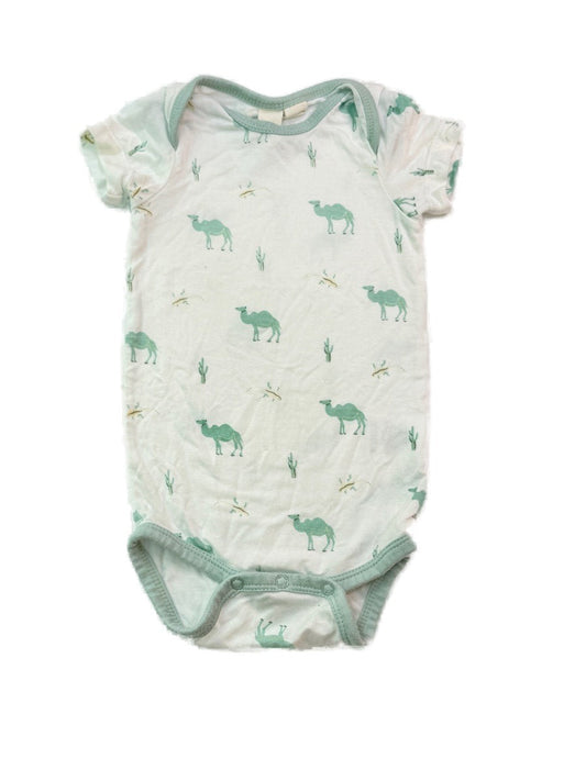 Kyte Baby Camel Print Bodysuit 3-6m