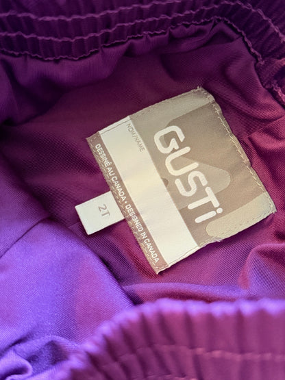 Gusti Purple Rain Pants Size 2T