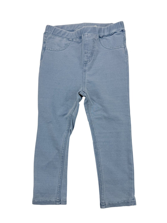 H&M Light Blue Pull-On Leggings Size 12-18M