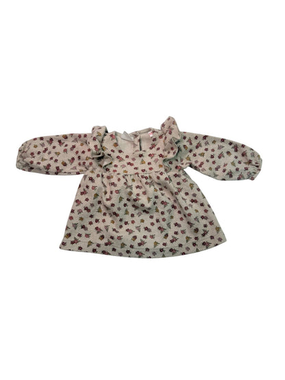 Zara Floral Ruffle Dress 3-6M