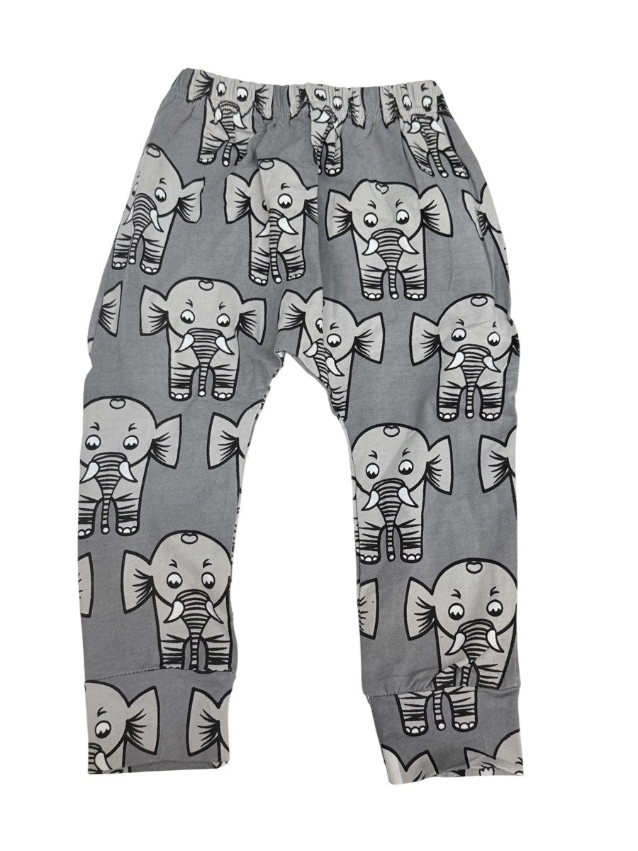 New - Elephant Print Jogger Pants 3T