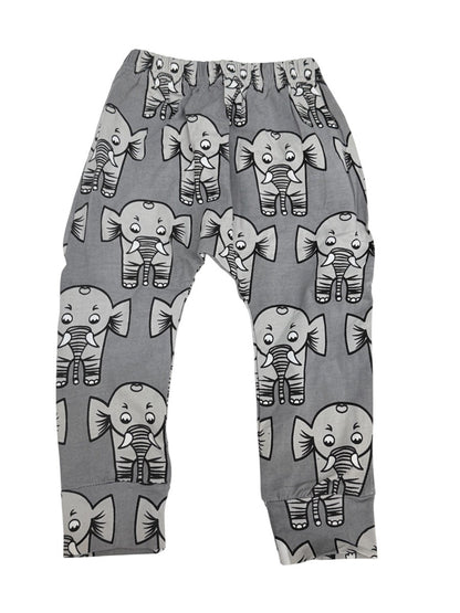 New - Elephant Print Jogger Pants 3T