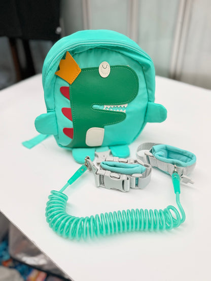 Dinosaur Toddler Backpack with Safety Wrist Leash